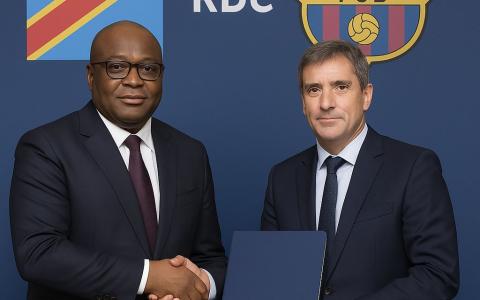 RDC- BARCELONE : Un accord stratégique de 43 millions d’euros signé avec le FC Barcelone pour valoriser l’image du pays